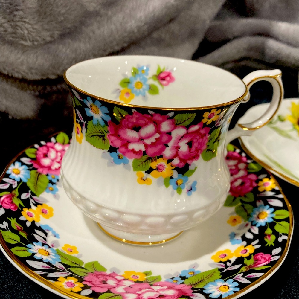 Bone China tea cups , various brands. $40 EACH